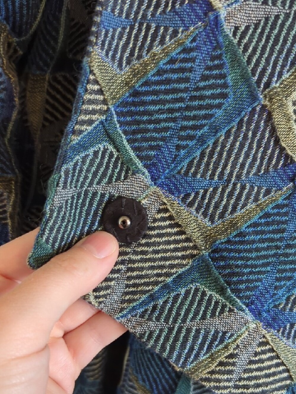 Rite of Passage Jacquard Envelop Coat - Size XL - Picture 7 of 14